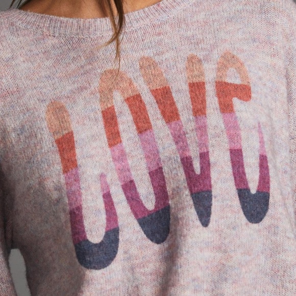 Sundry Womens by Anthropology Love Oversized V Neck Sweater - Picture 6 of 15